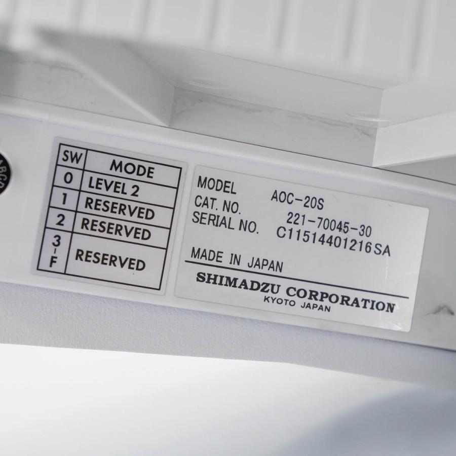 aocha___ページ DW]USED 8日保証 SHIMADZU AOC-20s AUTO SAMPLER オートサンプラー GC