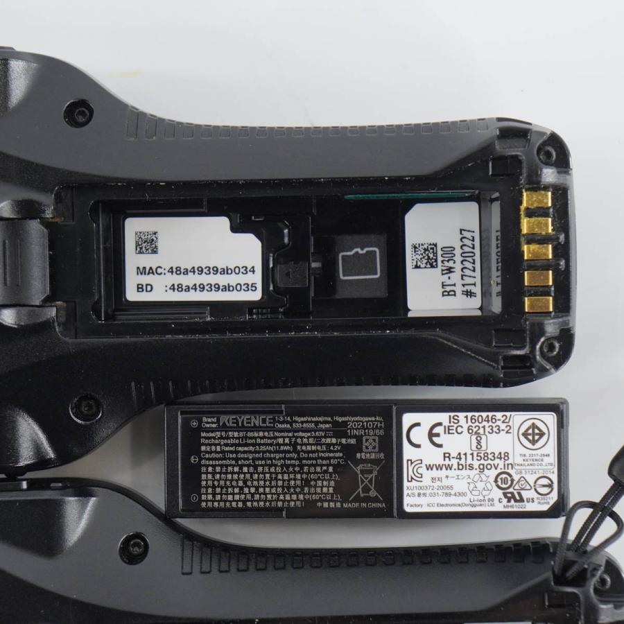 PG]USED 8日保証 3台セット 動作確認済 KEYENCE BT-W300 ハンディ