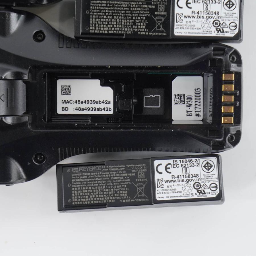 PG]USED 8日保証 3台セット 動作確認済 KEYENCE BT-W300 ハンディ