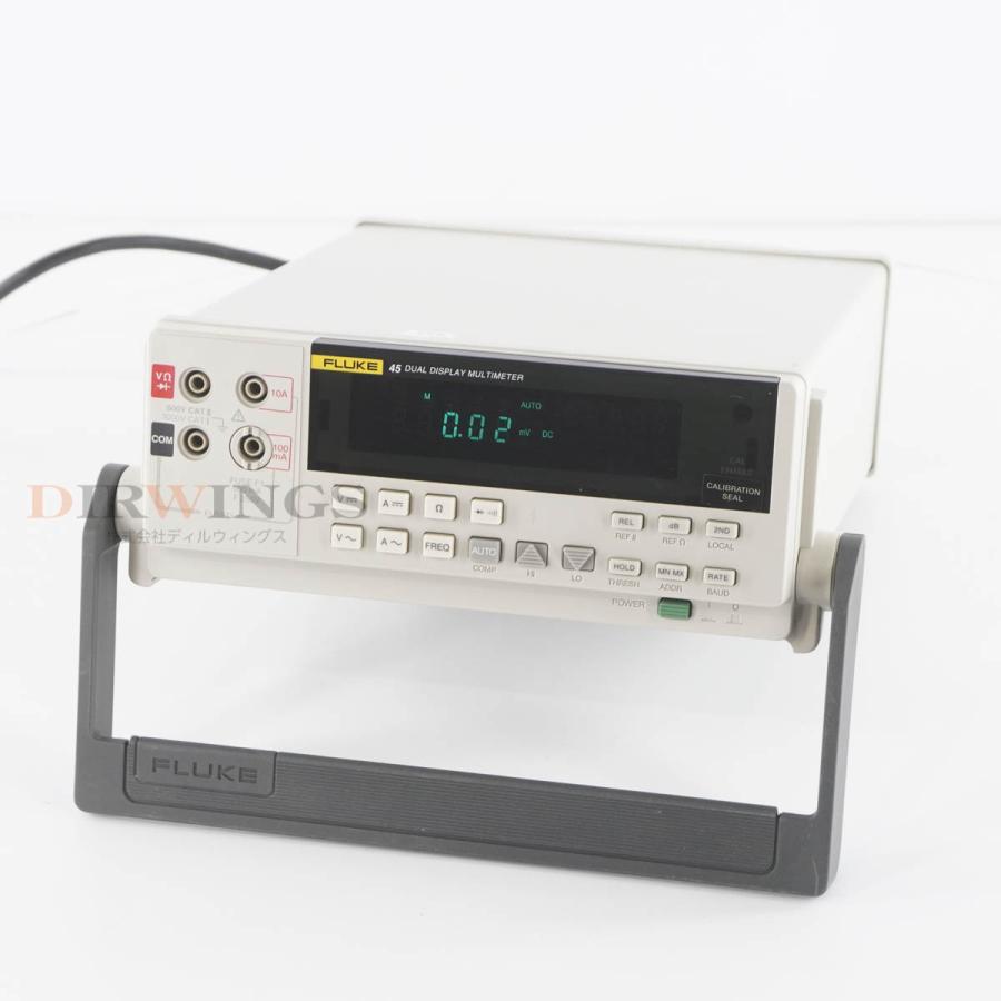 [DW]USED 8日保証 2台入荷 校正2024年2月期限 FLUKE 45 DUAL DISPLAY MULTIMETER マルチメーター ...