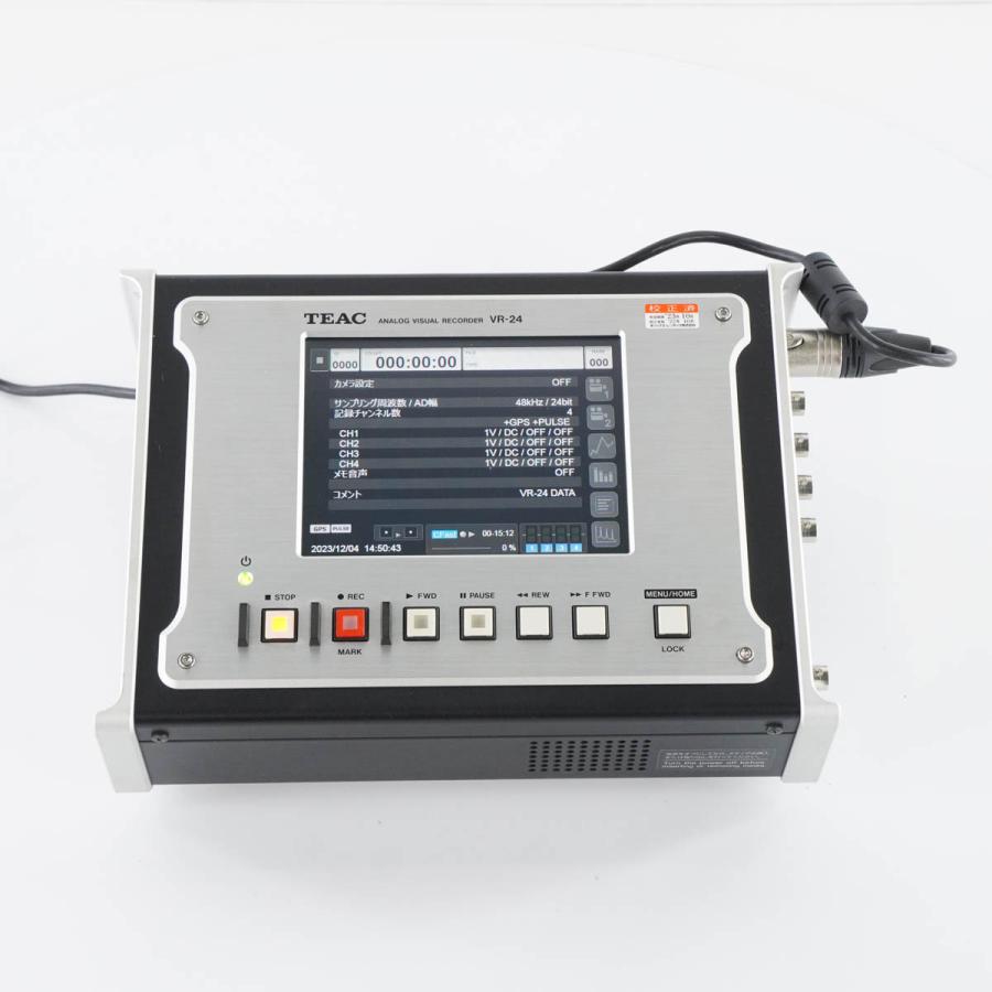 [DW]USED 8日保証 10/2022CAL TEAC VR-24 ANALOG VISUAL RECORDER アナログビジュアル ...