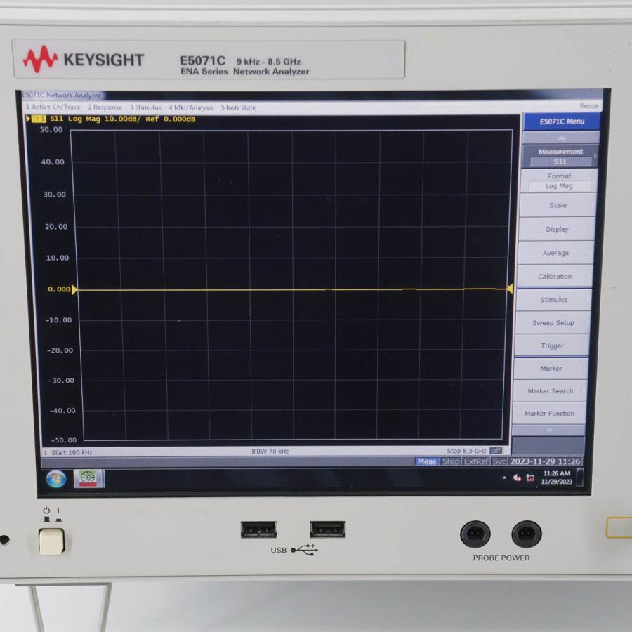 [DW]USED 8日保証 Keysight E5071C ATO-65648 ENA Series Network Analyzer ...