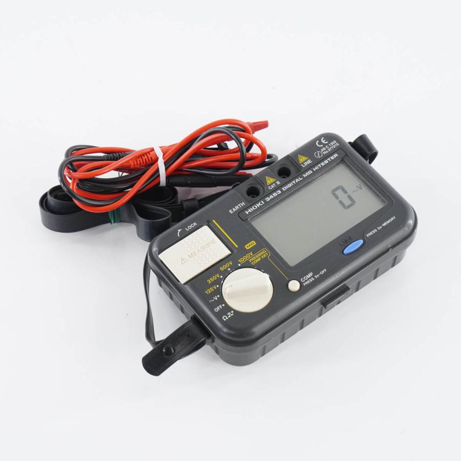 [DW]USED 8日保証 HIOKI 3453 DIGITAL MΩ HiTESTER デジタルメグオームハイテスター [05556 ...