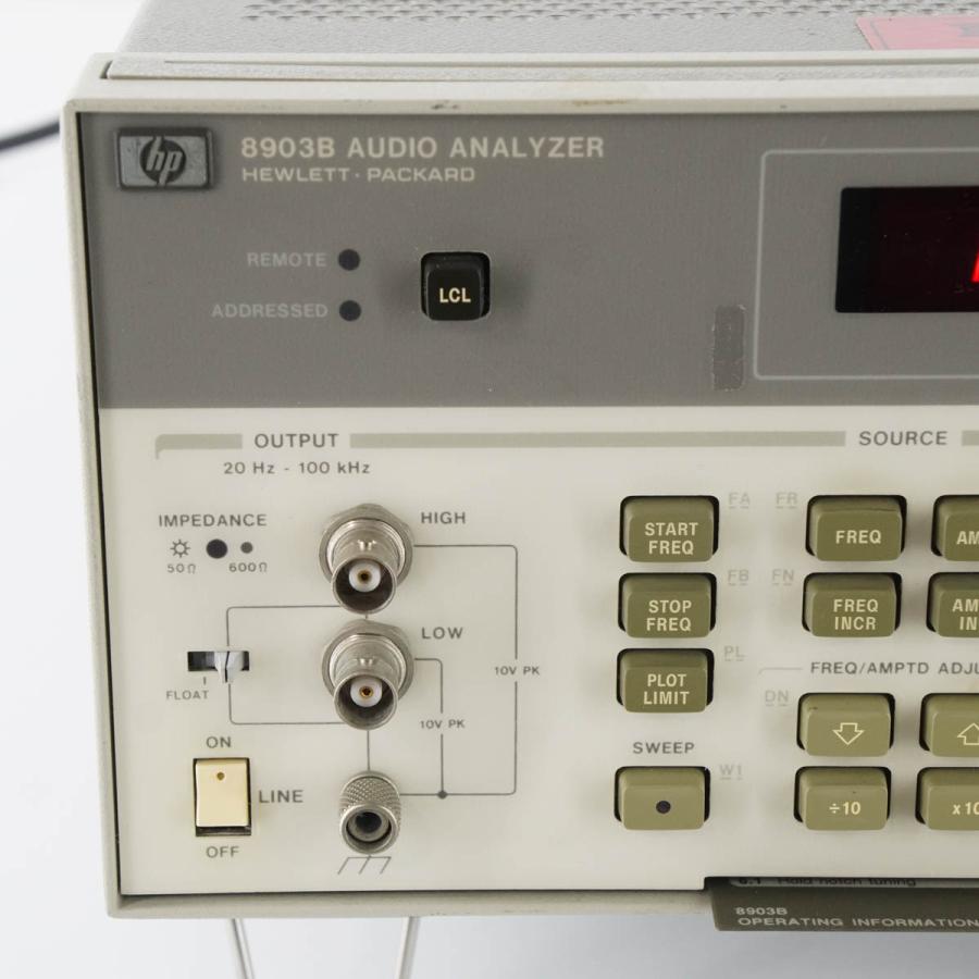 [DW]USED 8日保証 08/2023CAL hp 8903B AUDIO ANALYZER オーディオアナライザー [05586 ...