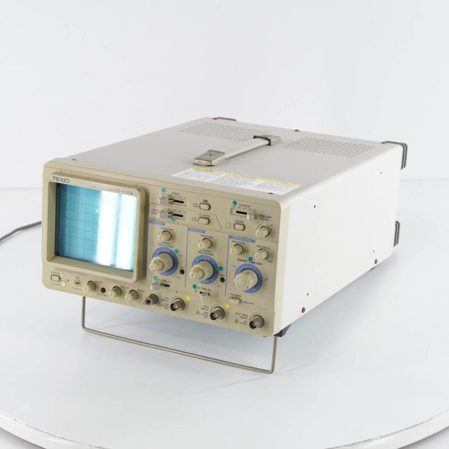 [DW]USED 8日保証 TEXIO CS-4135A OSCILLOSCOPE オシロスコープ 40MHz PC-54*2電源コード 取扱 ...