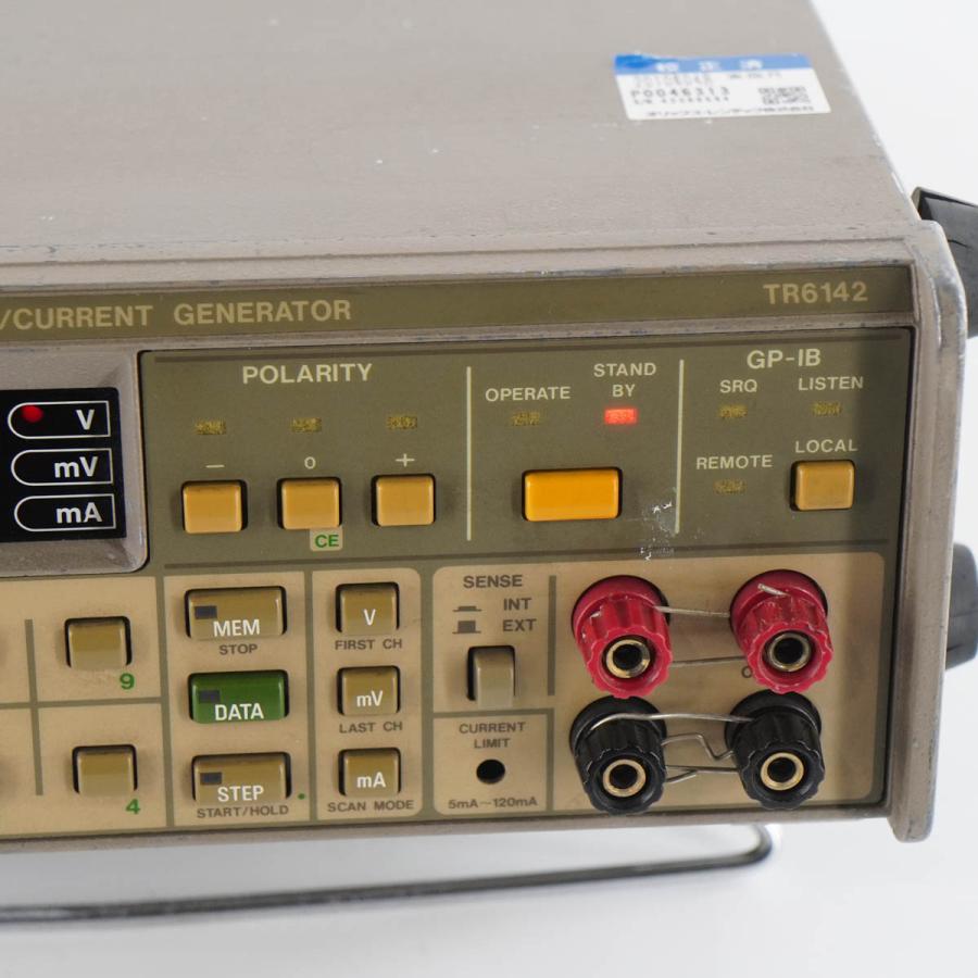 DW]USED 8日保証 TAKEDA RIKEN TR6142 PROGRAMMABLE DC VOLTAGE 