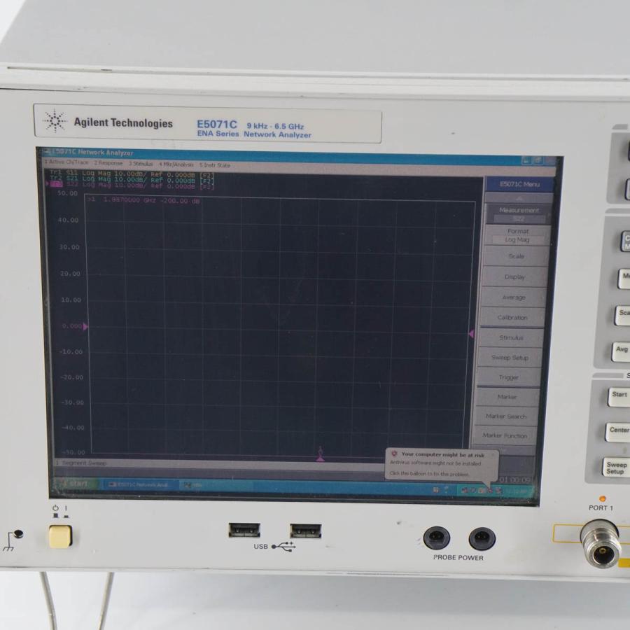[DW]USED 8日保証 Agilent E5071C ATO-86783 ENA Series Network Analyzer ...