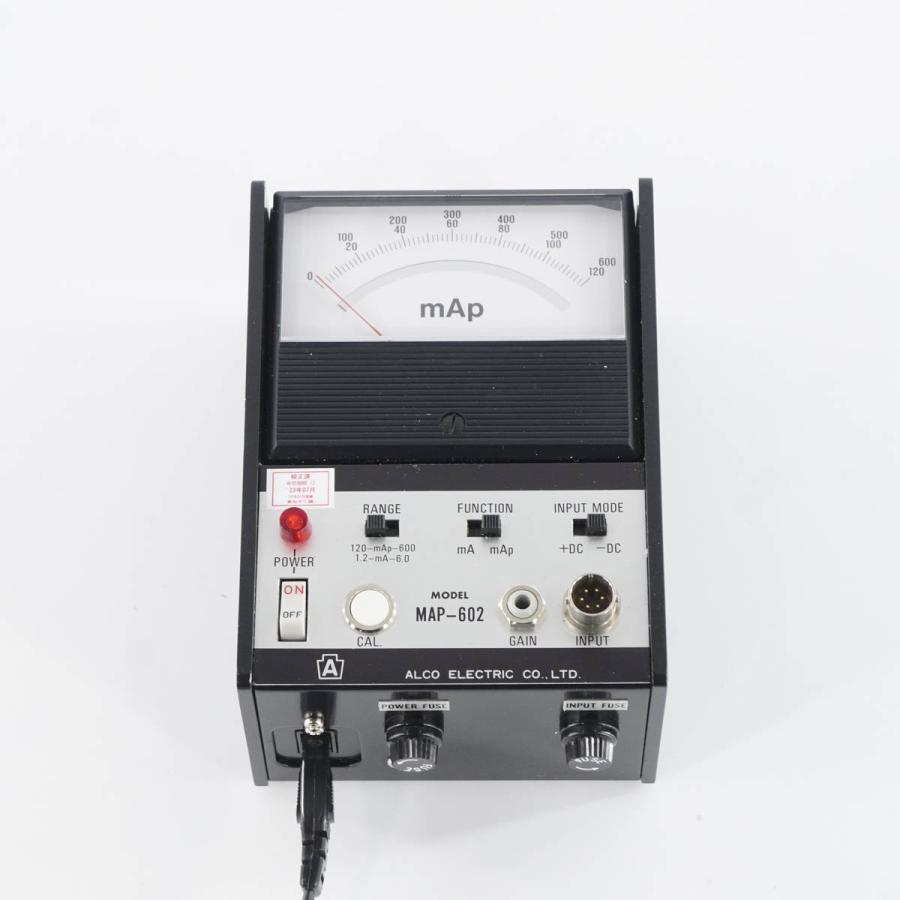 [DW]USED 8日保証 07/2022CAL ALCO MAP-602 HMC/X線管ピーク電流計 mAp 電源コード 取扱説明書 ...