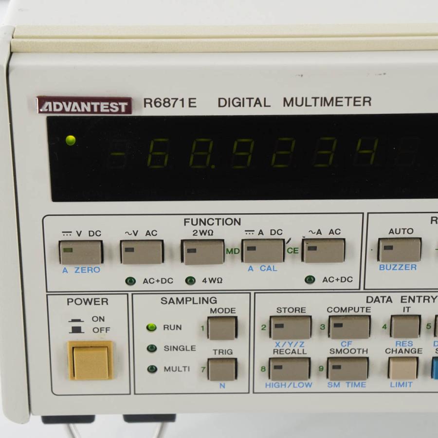 [DW]USED 8日保証 ADVANTEST R6871E DIGITAL MULTIMETER デジタルマルチメーター [05668 ...