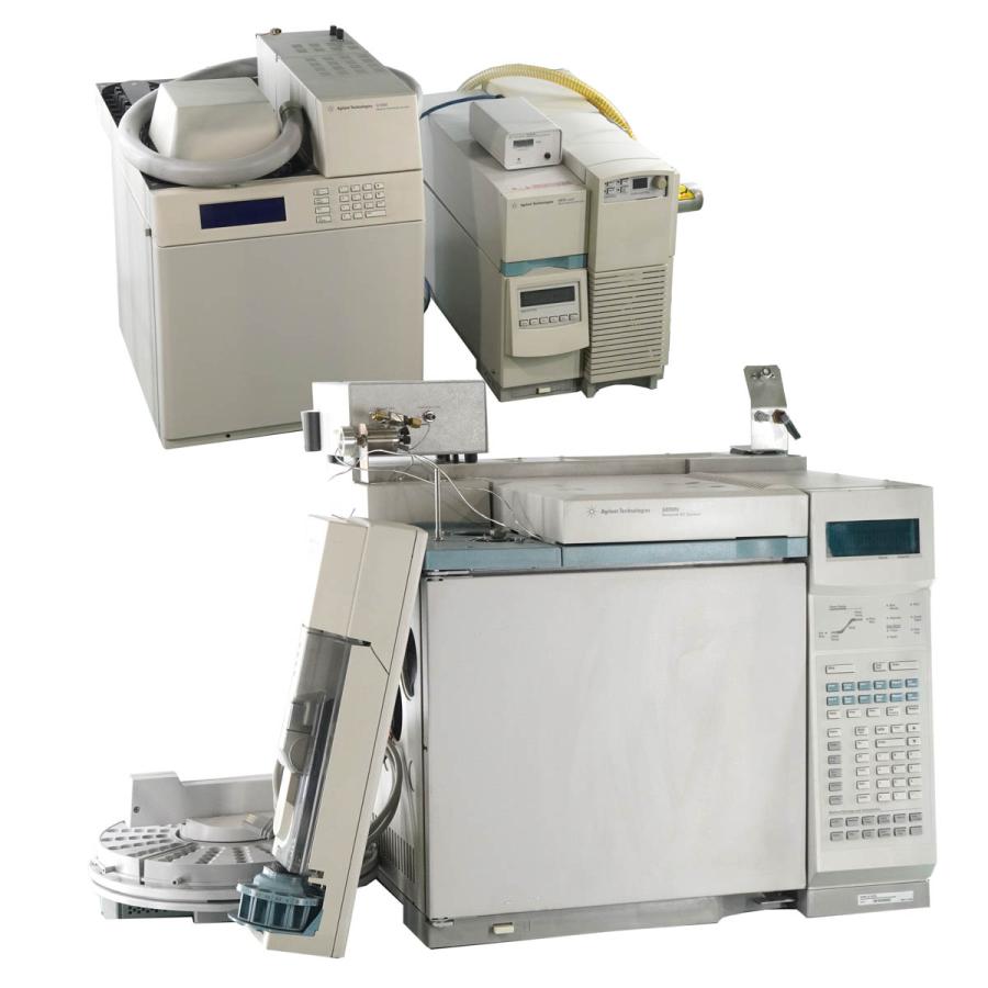 [DW]USED 8日保証 セット Agilent 6890N G1530N G1888A 5973 inert 7683B GC Gas ...