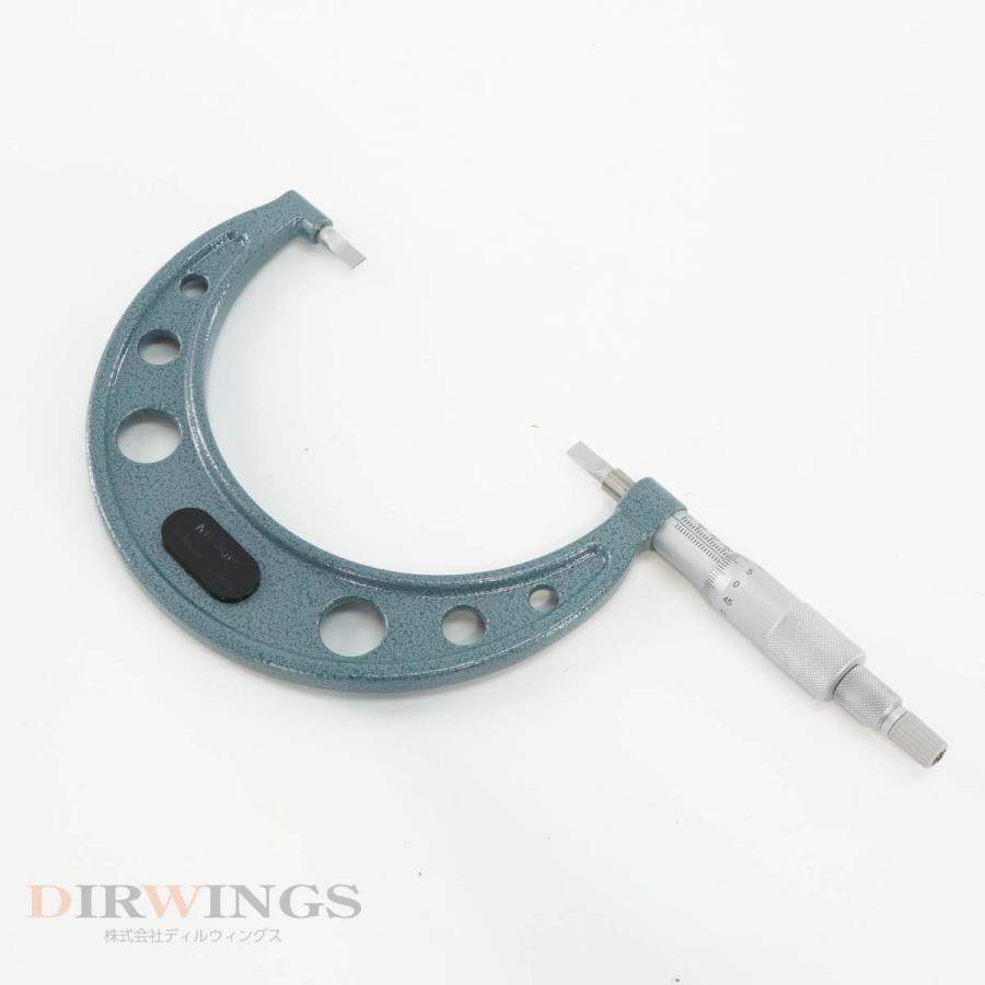 [DW]USED 8日保証 Mitutoyo BLM-100 122-104 Micrometer 直進式ブレードマイクロメーター 75 ...