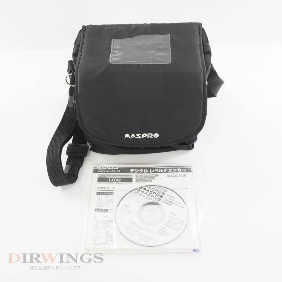 [DW]USED 8日保証 MASPRO LCV2 DIGITAL LEVEL CHECKER デジタルレベルチェッカー CATV VU BS ...