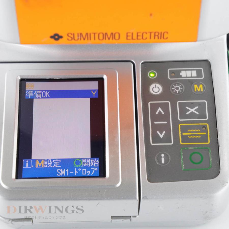 [DW]USED 8日保証 総放電6033回 SUMITOMO ELECTRIC TYPE-25eM-D 光ファイバ融着接続機 OPTICAL FIBER FUSION SPLICER ACア...[05709-0309]｜dirwings｜06