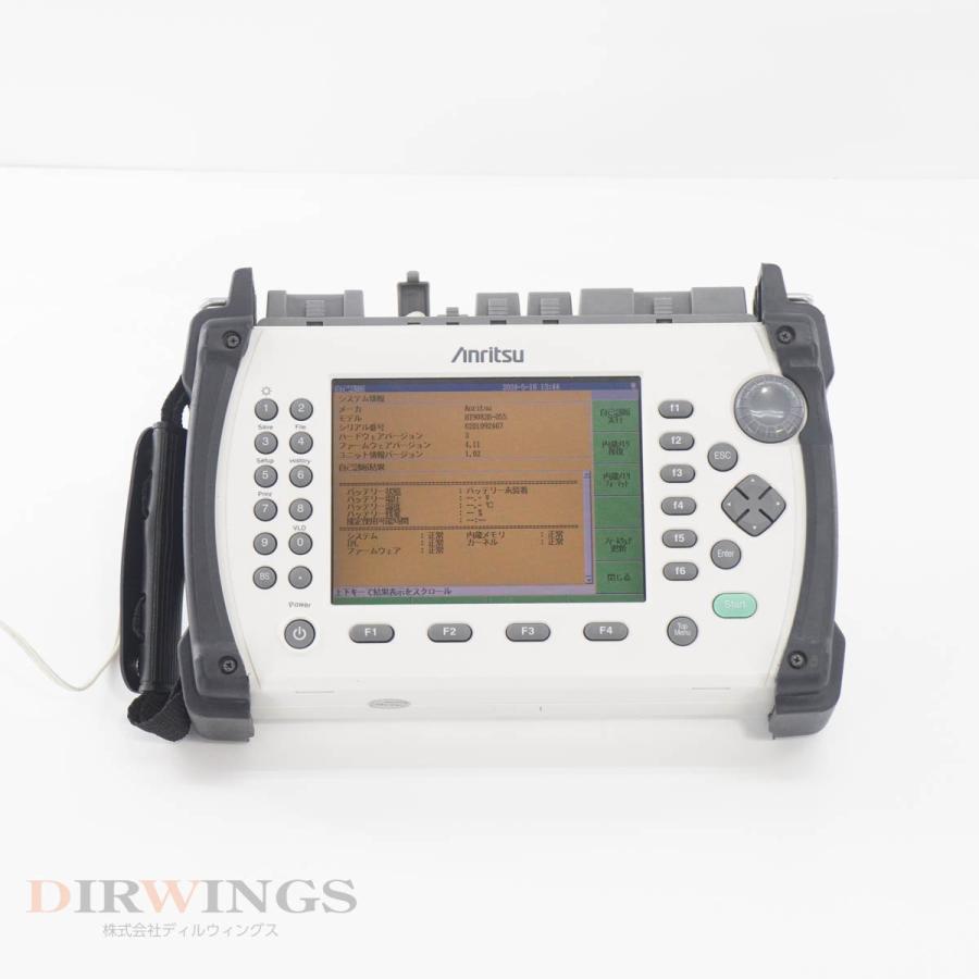 8日保証 Anritsu MT9082B ACCESS Master アクセスマスタ OTDR 光パルス試験器 OPT 002 010 055 【セセンサー】 [05709-0427]
