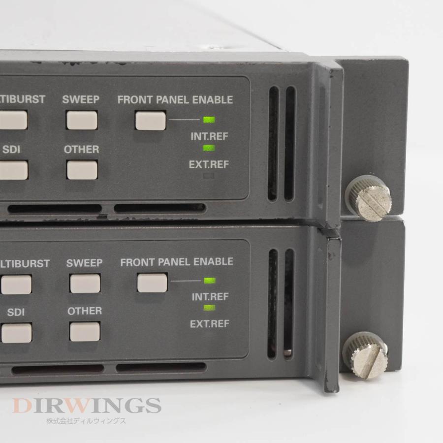 [DW]USED 8日保証 2台セット Tektronix TG700 TV Signal Generator Platform TV信号 ...