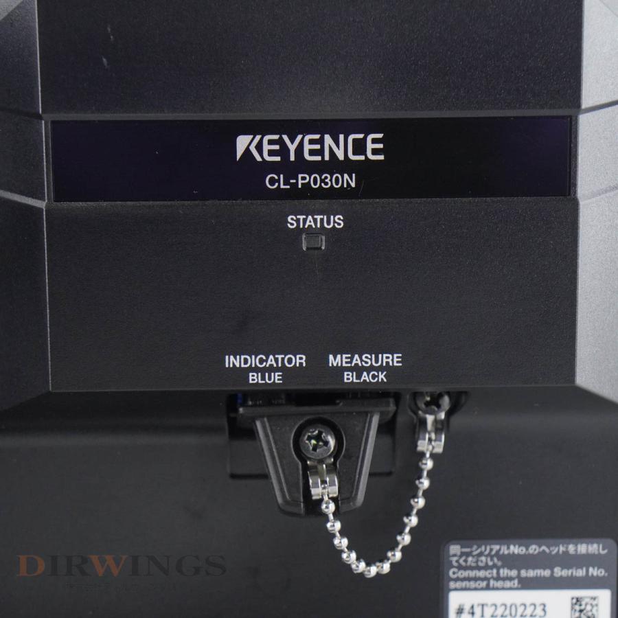 [PG]USED 8日保証 セット KEYENCE CL-3000 CL-P030 CL-P030N マルチカラーレーザー同軸変位計 ...
