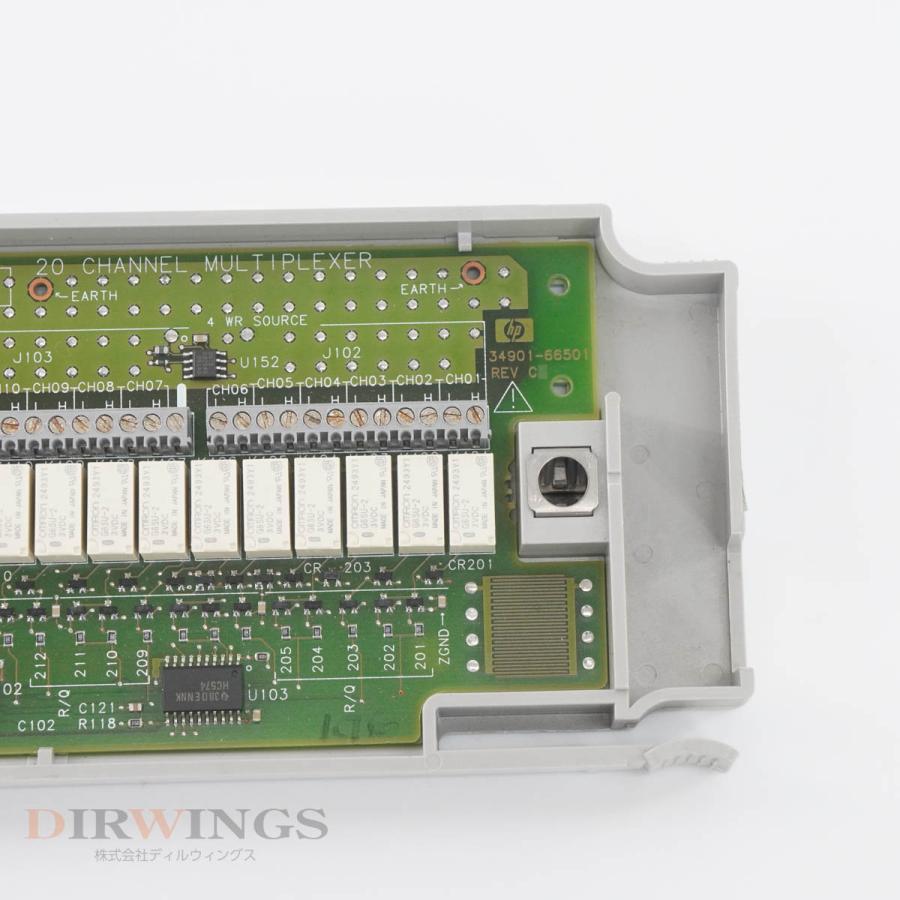 [DW]USED 8日保証 10/2022CAL Agilent 34901A 20 Channel Multiplexer 34970A ...