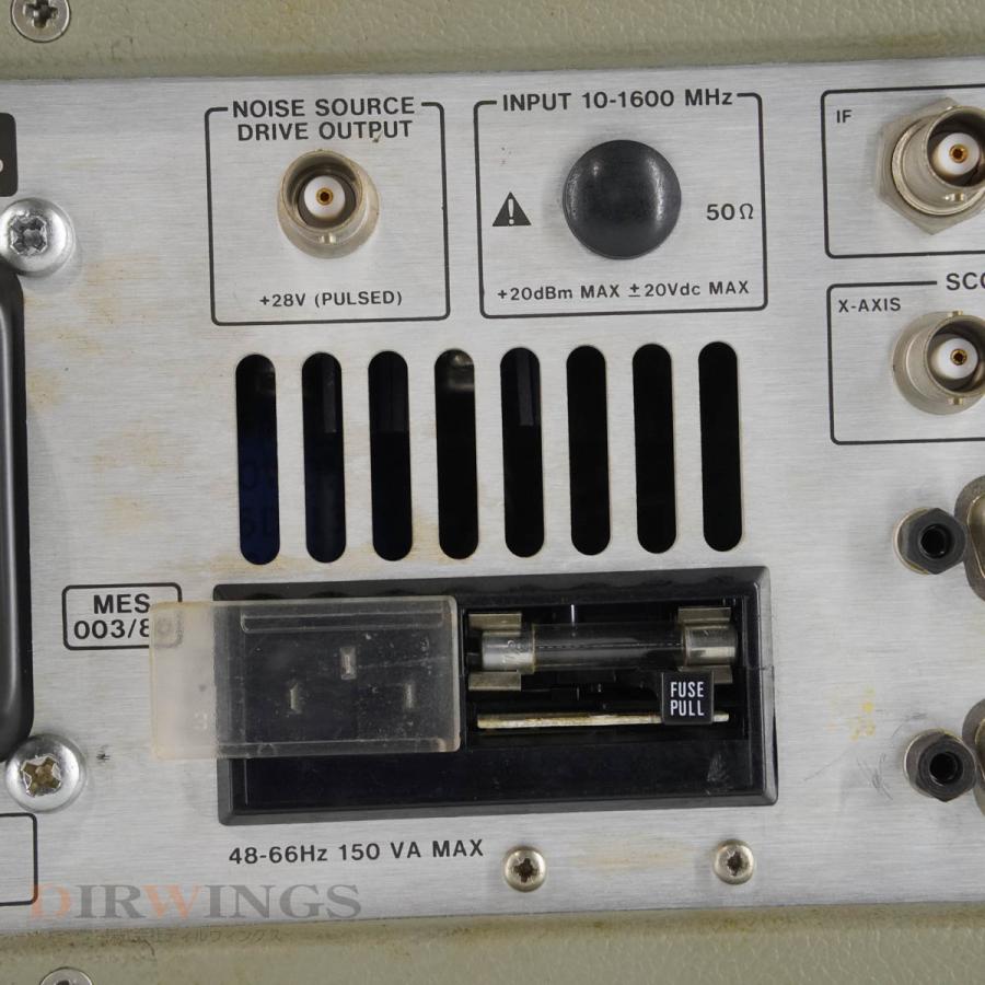 [DW]USED 8日保証 hp 8970B NOISE FIGURE METER 雑音指数メーター ノイズフィギュアメーター OPT C02 電源コード 取扱説明書 [05768-0580]｜dirwings｜13