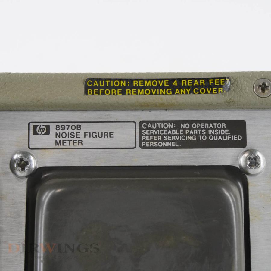 [DW]USED 8日保証 hp 8970B NOISE FIGURE METER 雑音指数メーター ノイズフィギュアメーター OPT C02 電源コード 取扱説明書 [05768-0580]｜dirwings｜09