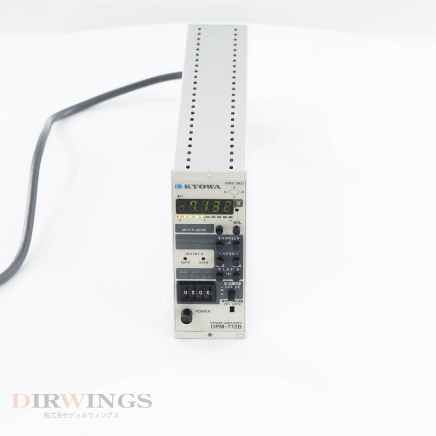 JB]USED 保証なし KYOWA DPM-712B DPM-700B STRAIN AMPLIFIER 動ひずみ