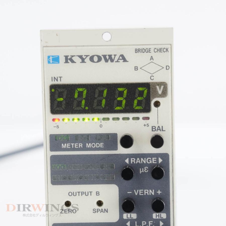 JB]USED 保証なし KYOWA DPM-712B DPM-700B STRAIN AMPLIFIER 動ひずみ