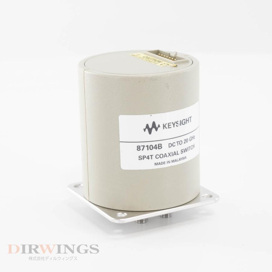 [DW]USED 8日保証 3台入荷 Keysight 87104B SP4T COAXIAL SWITCH マルチポート同軸スイッチ UK6 ...