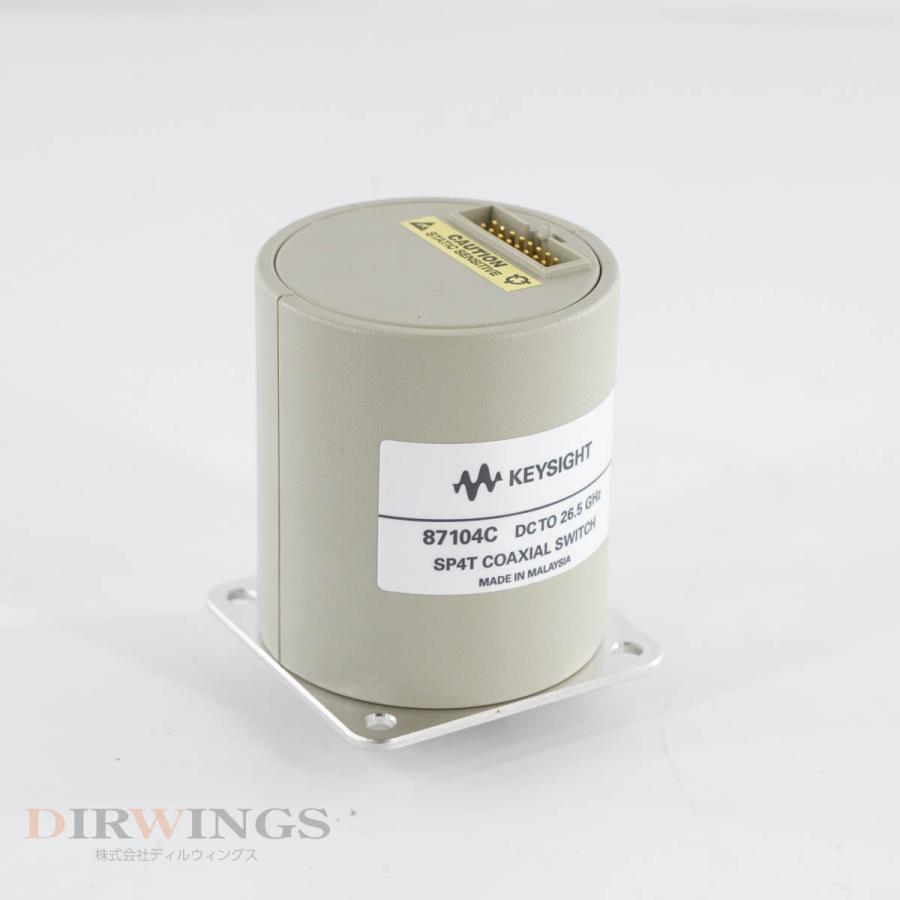 [DW]USED 8日保証 5台入荷 Keysight 87104C SP4T COAXIAL SWITCH マルチポート同軸スイッチ OPT ...