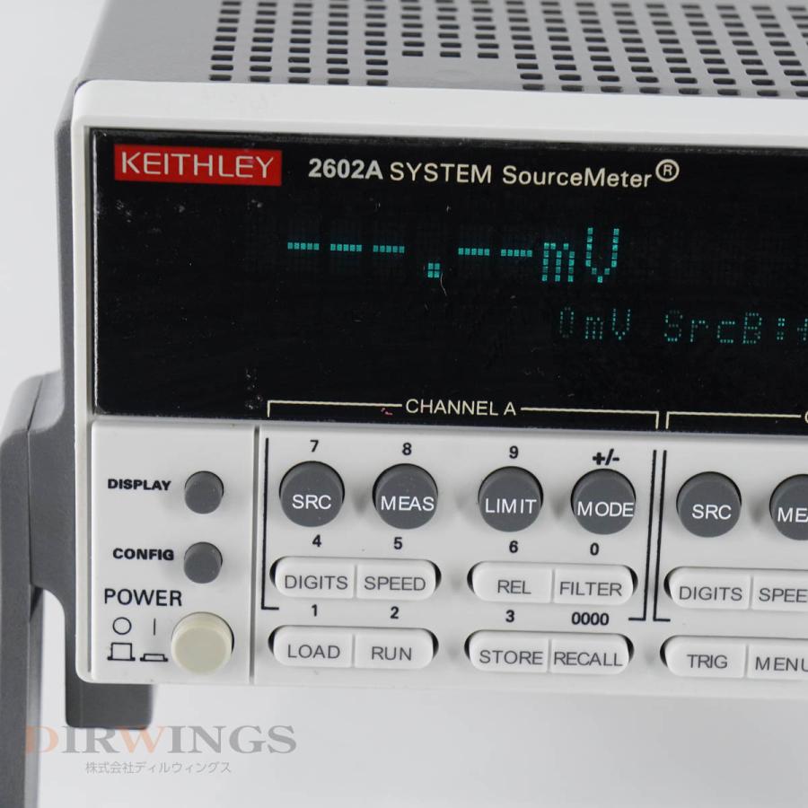 [DW]USED 8日保証 KEITHLEY 2602A LXI SYSTEM SourceMeter システムソースメーター [05791 ...