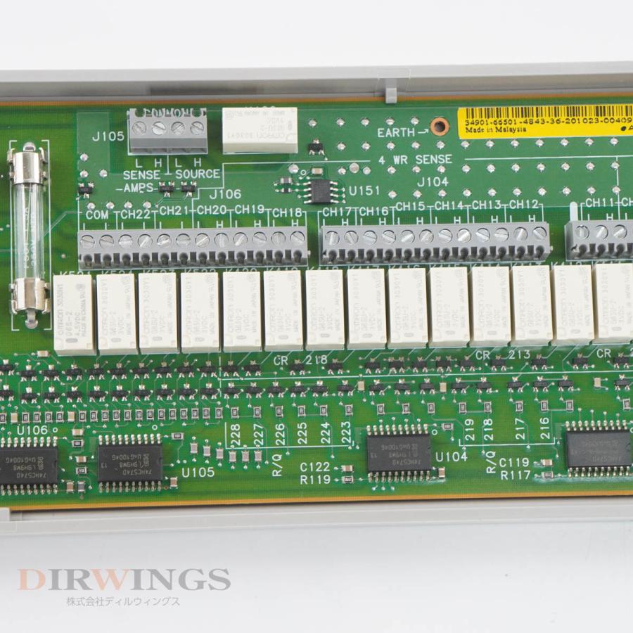 [DW]USED 8日保証 Agilent 34901A 20Ch Multiplexer マルチプレクサ 34970A/34972A用 [05791-1335]｜dirwings｜05