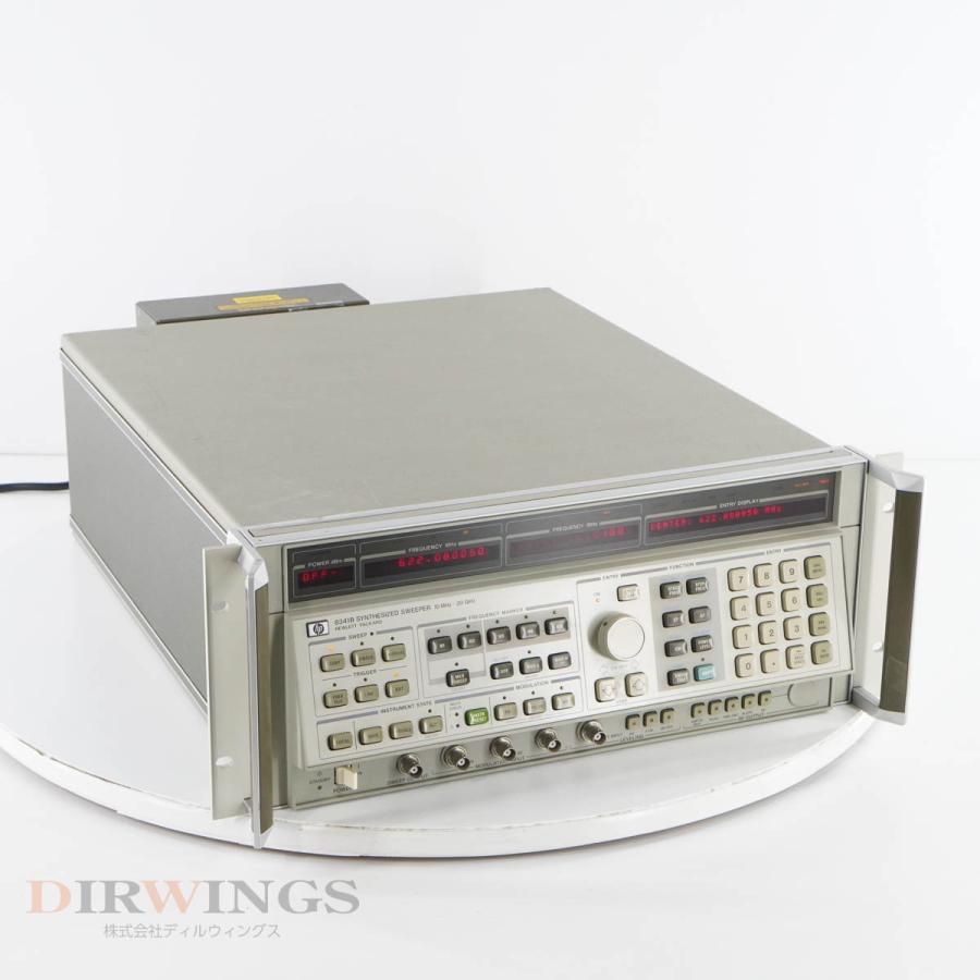 [DW]USED 8日保証 hp 8341B SYNTHESIZED SWEEPER シンセサイズドスイーパー OPT 004 10MHz ...