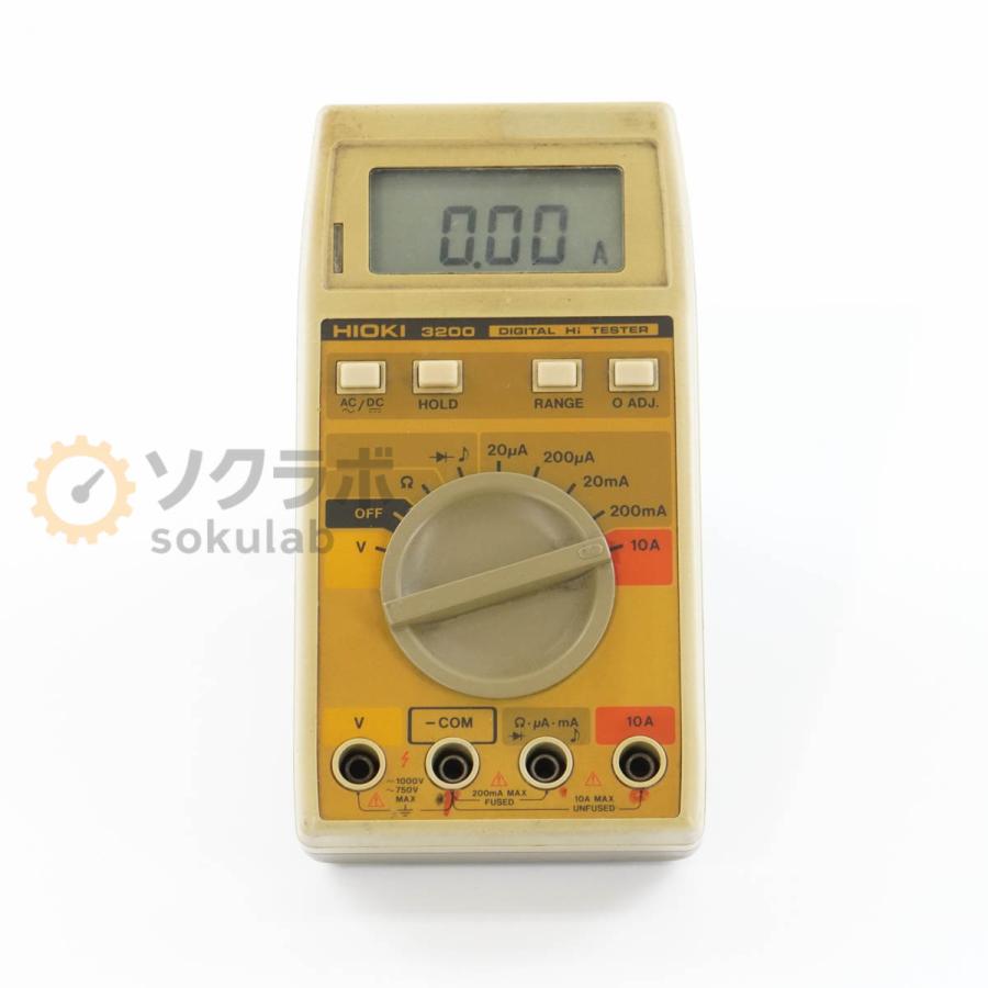 DW]USED 8日保証 HIOKI 3200 DIGITAL Hi TESTER デジタルハイテスター