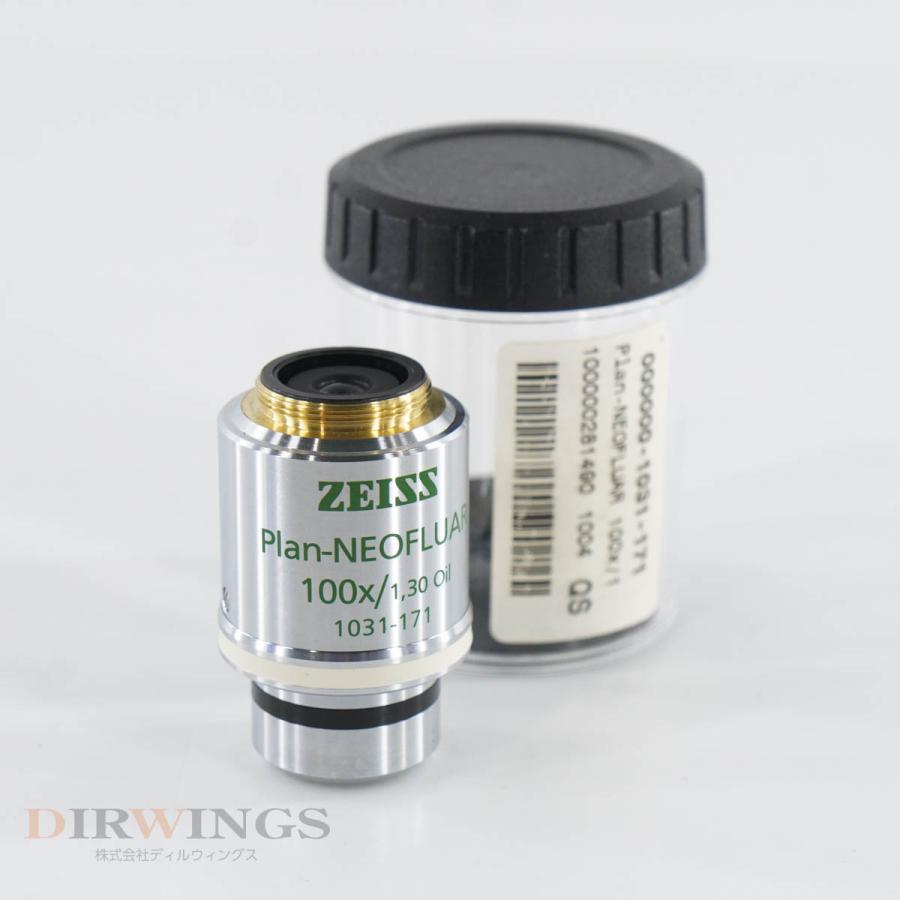 [DW]USED 8日保証 ZEISS Plan-NEOFLUAR 100×/1.30 oil 1031-171 ∞/0.17 顕微鏡 対物 ...