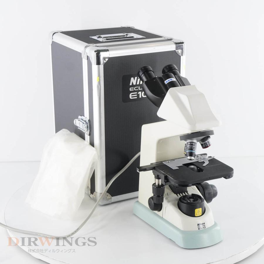 [DW]USED 8日保証 8台入荷 NIKON ECLIPSE E100LED MV L Microscope 顕微鏡 CFI10×18 4 ...