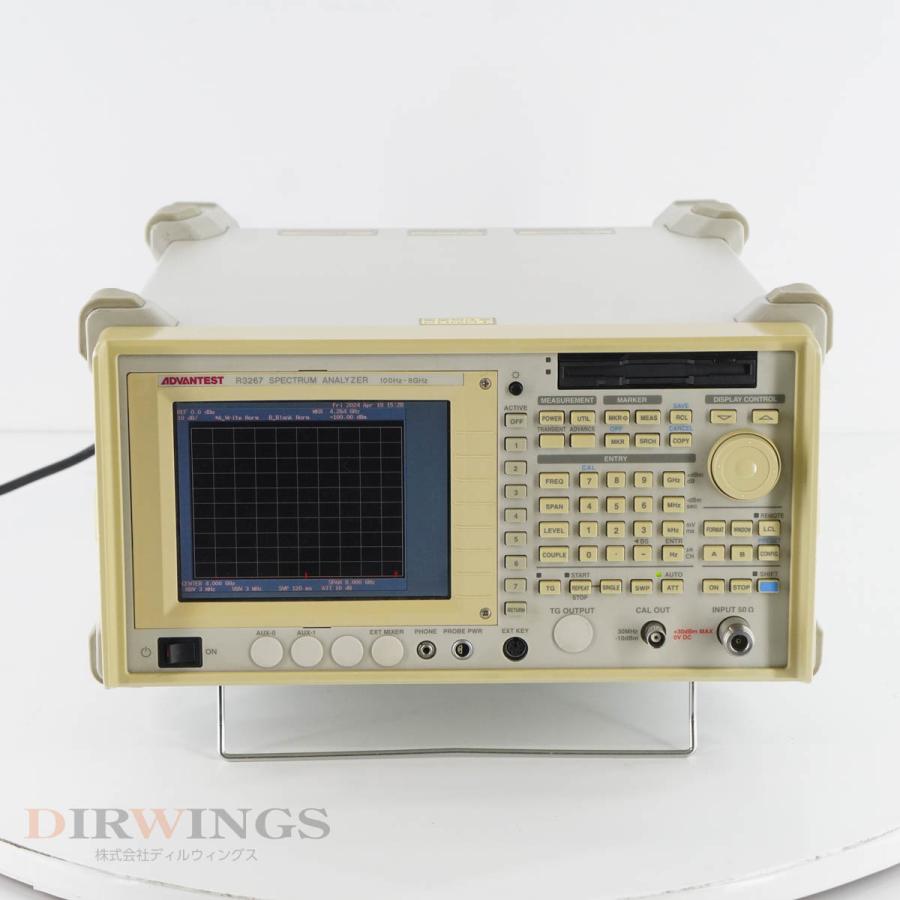 [JB]USED 保証なし ADVANTEST R3267 SPECTRUM ANALYZER スペクトラムアナライザー OPT 01 64 ...