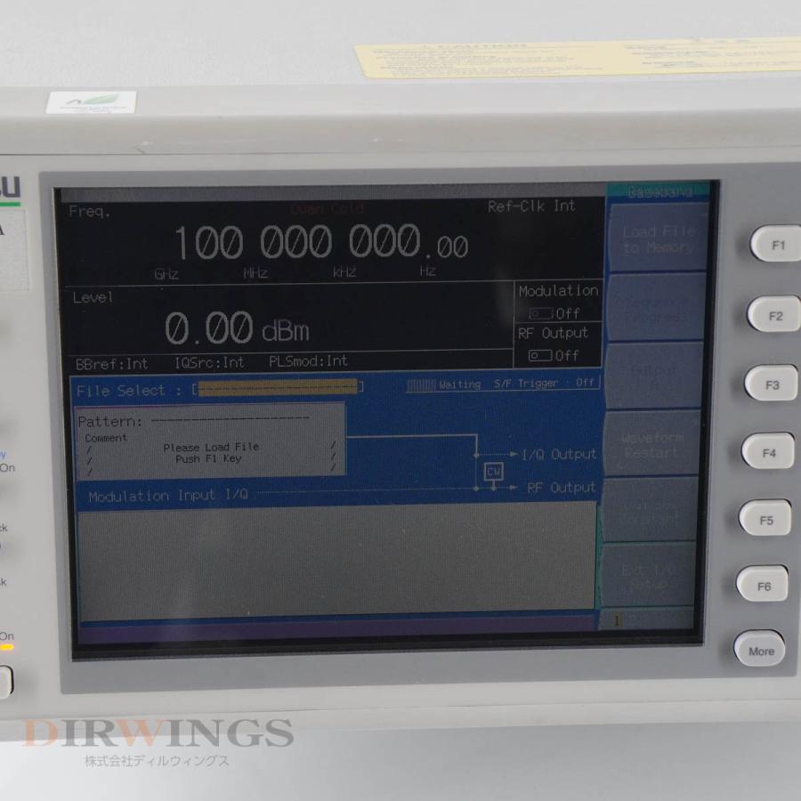 JB]USED 保証なし Anritsu MG3700A Vector Signal Generator ベクトル