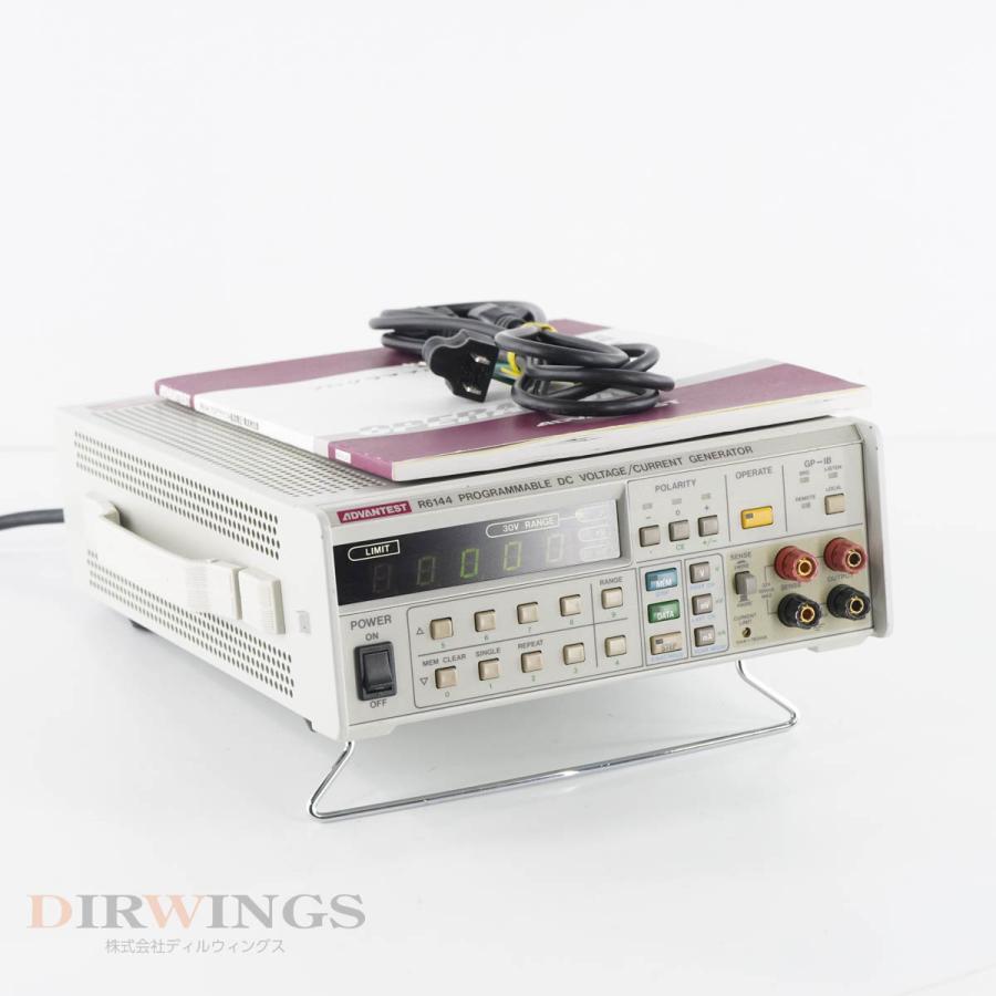 JB]USED 保証なし ADVANTEST R6144 PROGRAMMABLE DC VOLTAGE/CURRENT 