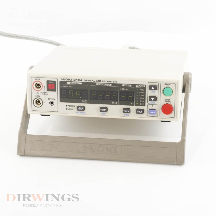 [JB]USED 保証なし HIOKI 3154 DIGITAL MΩ HiTESTER 絶縁抵抗試験器 電源コード 取扱説明書 [05890 ...