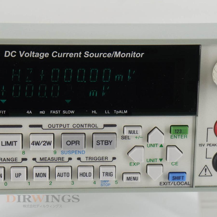 [DW]USED 8日保証 校正2024年8月まで有効 ADCMT 6240B DC Voltage Current Source/Monitor 直流電圧 電流源/モニター 電源...[05890-0330]｜dirwings｜05