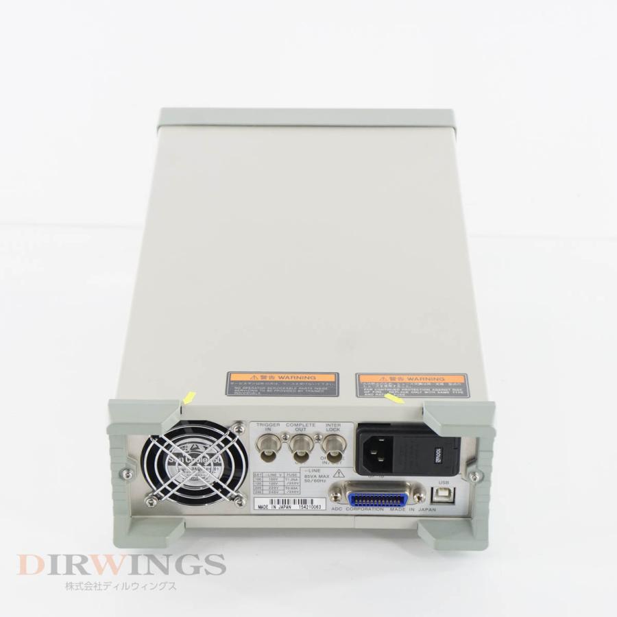 [DW]USED 8日保証 校正2024年8月まで有効 ADCMT 6240B DC Voltage Current Source/Monitor 直流電圧 電流源/モニター 電源...[05890-0330]｜dirwings｜07