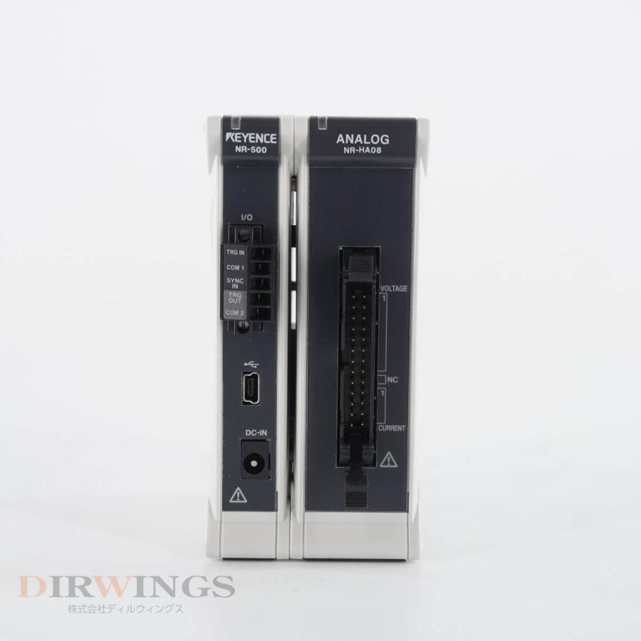 PG]USED 8日保証 セット KEYENCE NR-500 NR-HA08 マルチ入力データ