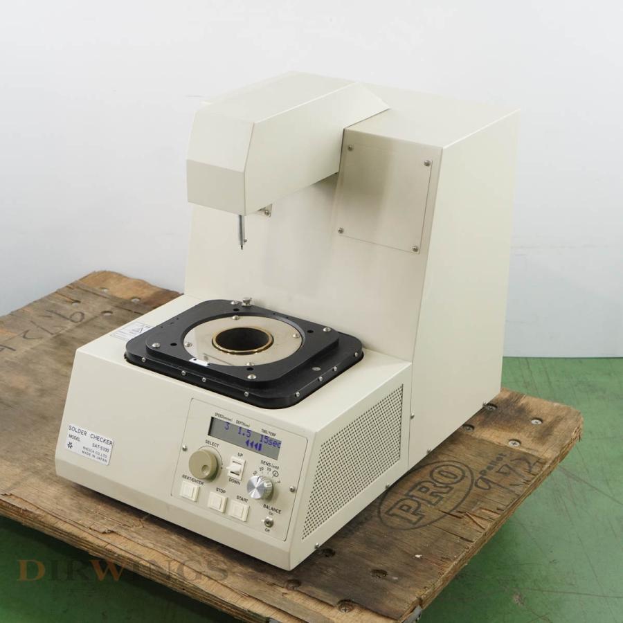 [DW]USED 8日保証 RHESCA SAT-5100 SOLDER CHECKER ソルダーチェッカー 電源コード ソフトウェア 取扱 ...
