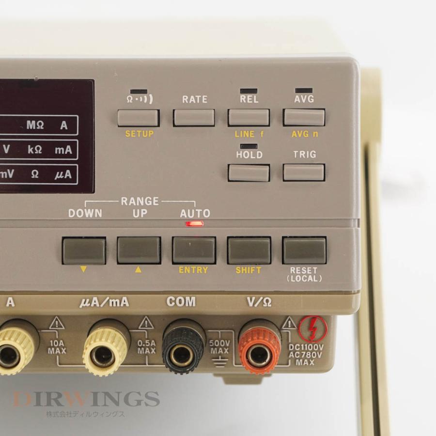 DW]USED 8日保証 IWATSU VOAC 7411 DIGITAL MULTIMETER デジタルマルチ