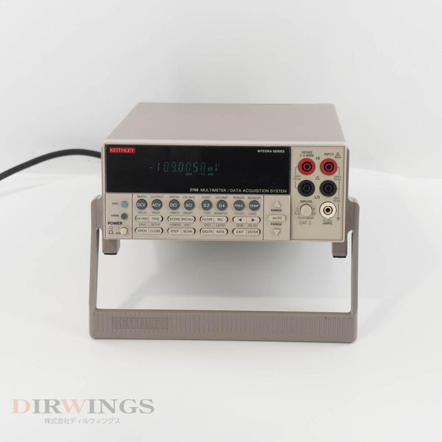 [DW]USED 8日保証 KEITHLEY 2700 INTEGRA MULTIMETER/DATA ACQUISITION SYSTEM ...