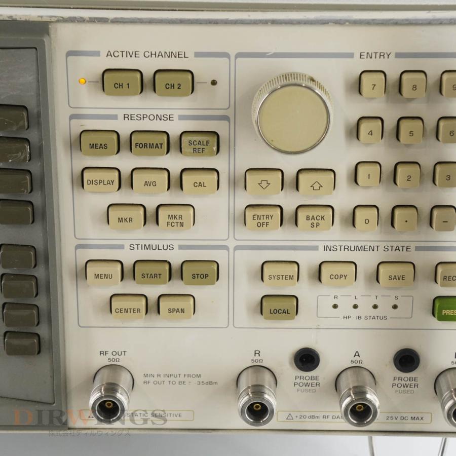 [DW]USED 8日保証 セルフテストPASS hp 8753C NETWORK ANALYZER ネットワークアナライザー OPT 002 ...