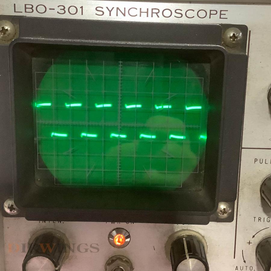 DW]USED 8日保証 LEADER LBO-301 SYNCHROSCOPE シンクロスコープ 