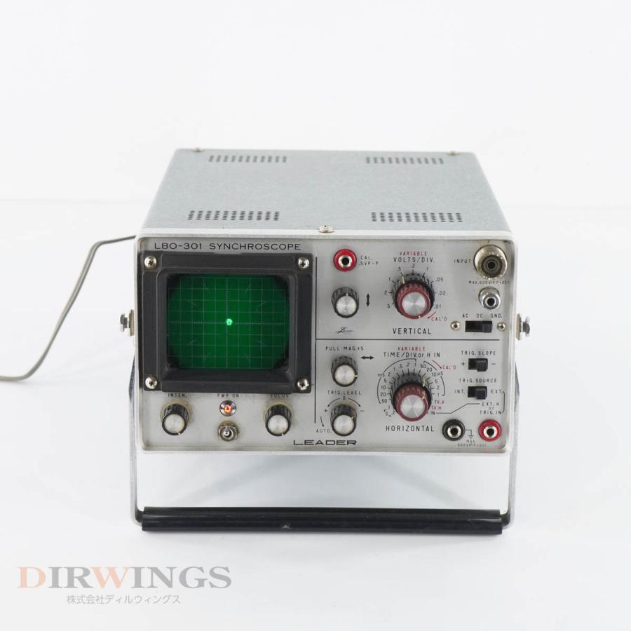 DW]USED 8日保証 LEADER LBO-301 SYNCHROSCOPE シンクロスコープ 
