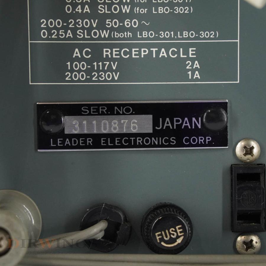 DW]USED 8日保証 LEADER LBO-301 SYNCHROSCOPE シンクロスコープ