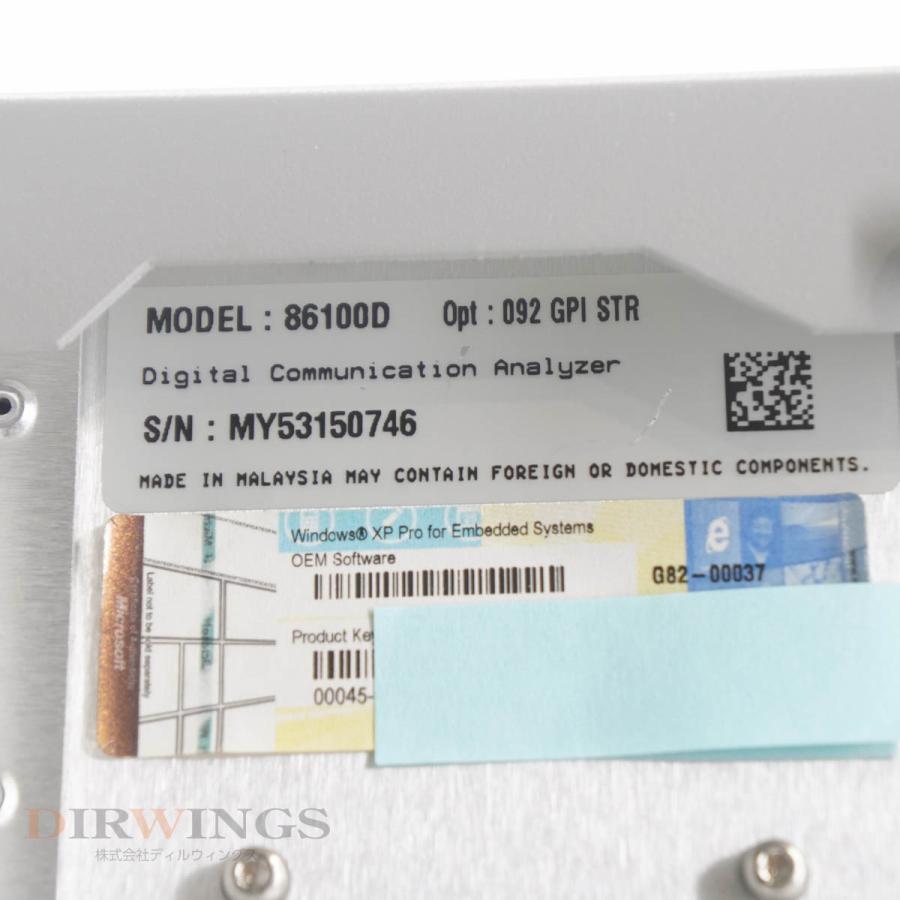 [DW]USED 8日保証 Agilent DCA-X 86100D infiniium Wide-Bandwidth ...