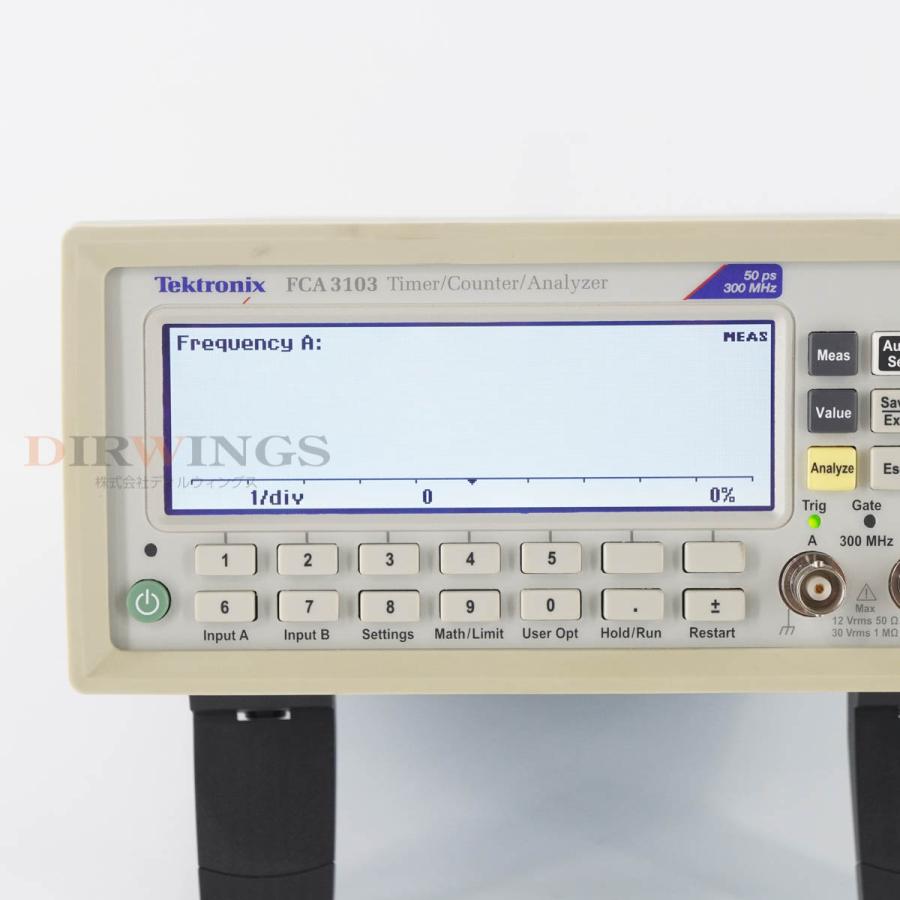 [DW]USED 8日保証 Tektronix FCA 3103 FCA3103 FCA3100 Timer/Counter/Analyzer ...