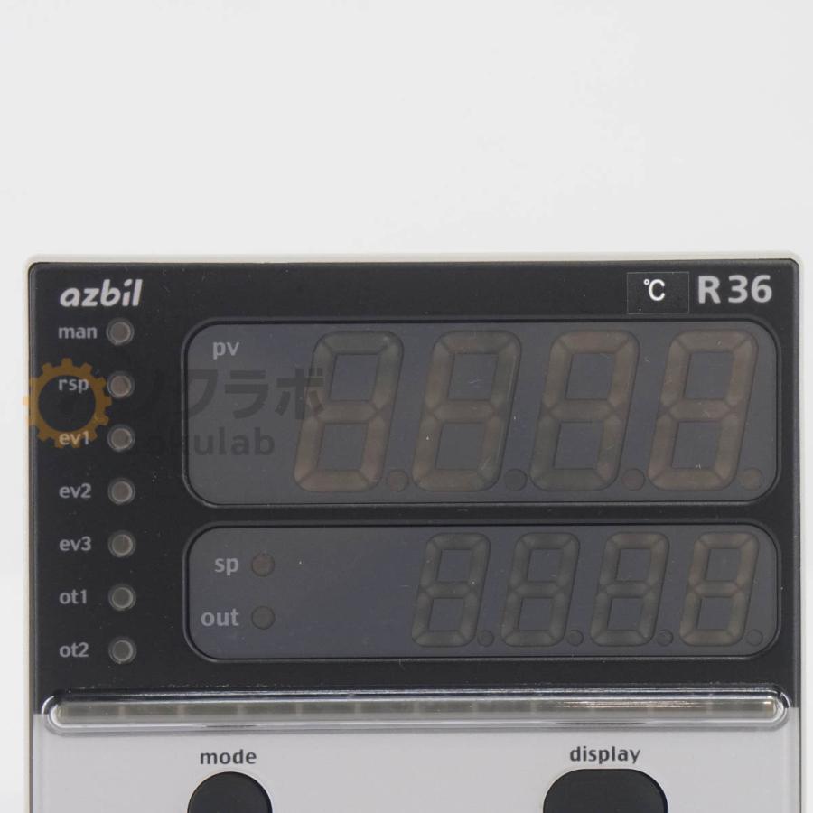 PG]USED 8日保証 27台入荷 azbil R36TC0UA1100 R36 デジタル指示調節計